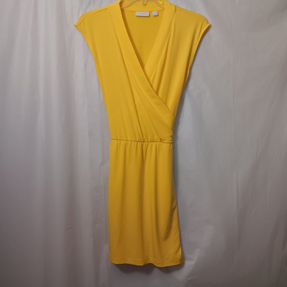 NEW YORK & COMPANY BELTED SKORT ROMPER SIZE SMALL